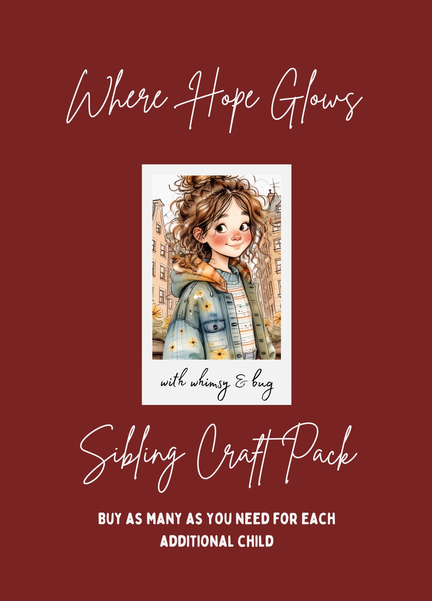 Sibling Craft Pack for Where Hope Glows - ADD ON ONLY