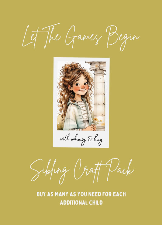Sibling Craft Pack for Let the Games Begin - ADD ON ONLY