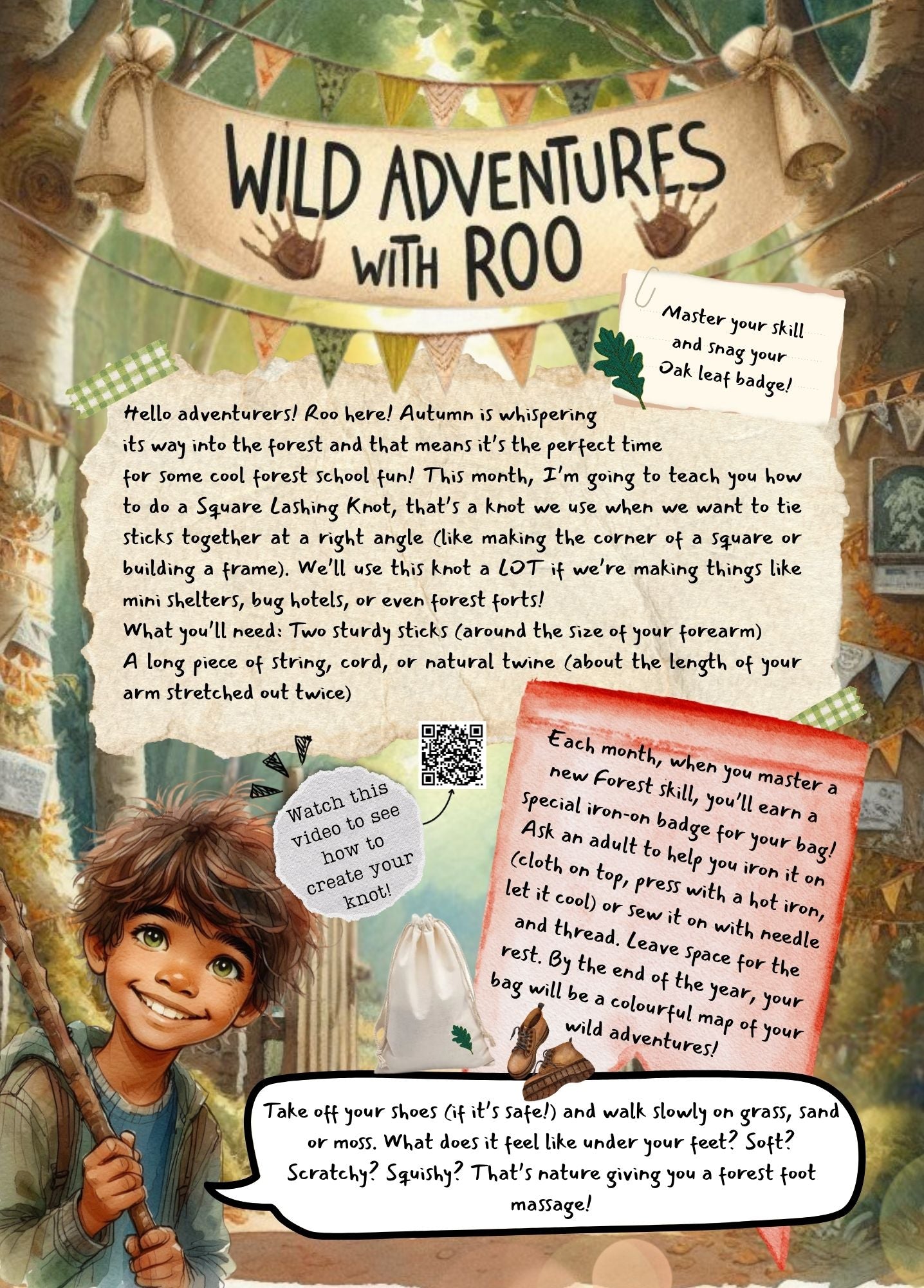 Wild Adventures with Roo – 12 Month Printable Bundle