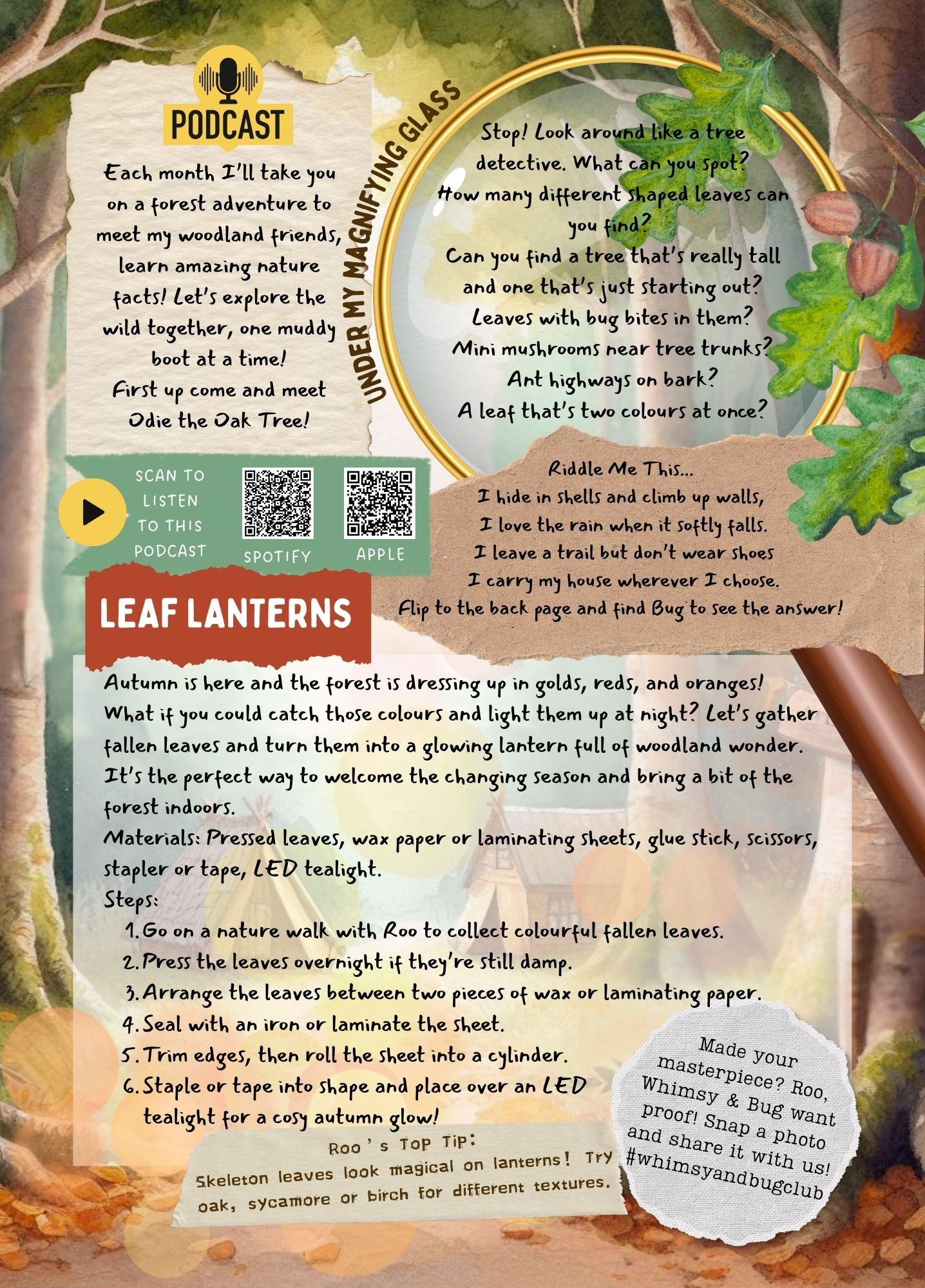 Wild Adventures with Roo – 12 Month Printable Bundle