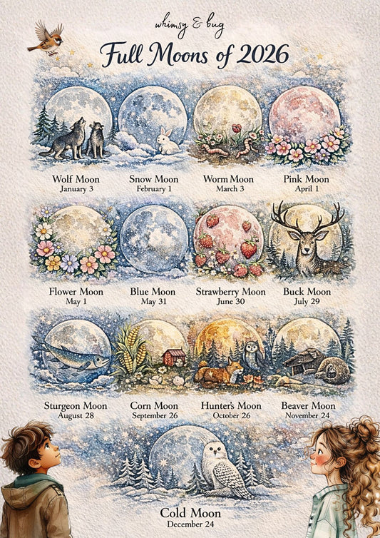 Full Moons 2026 Printable