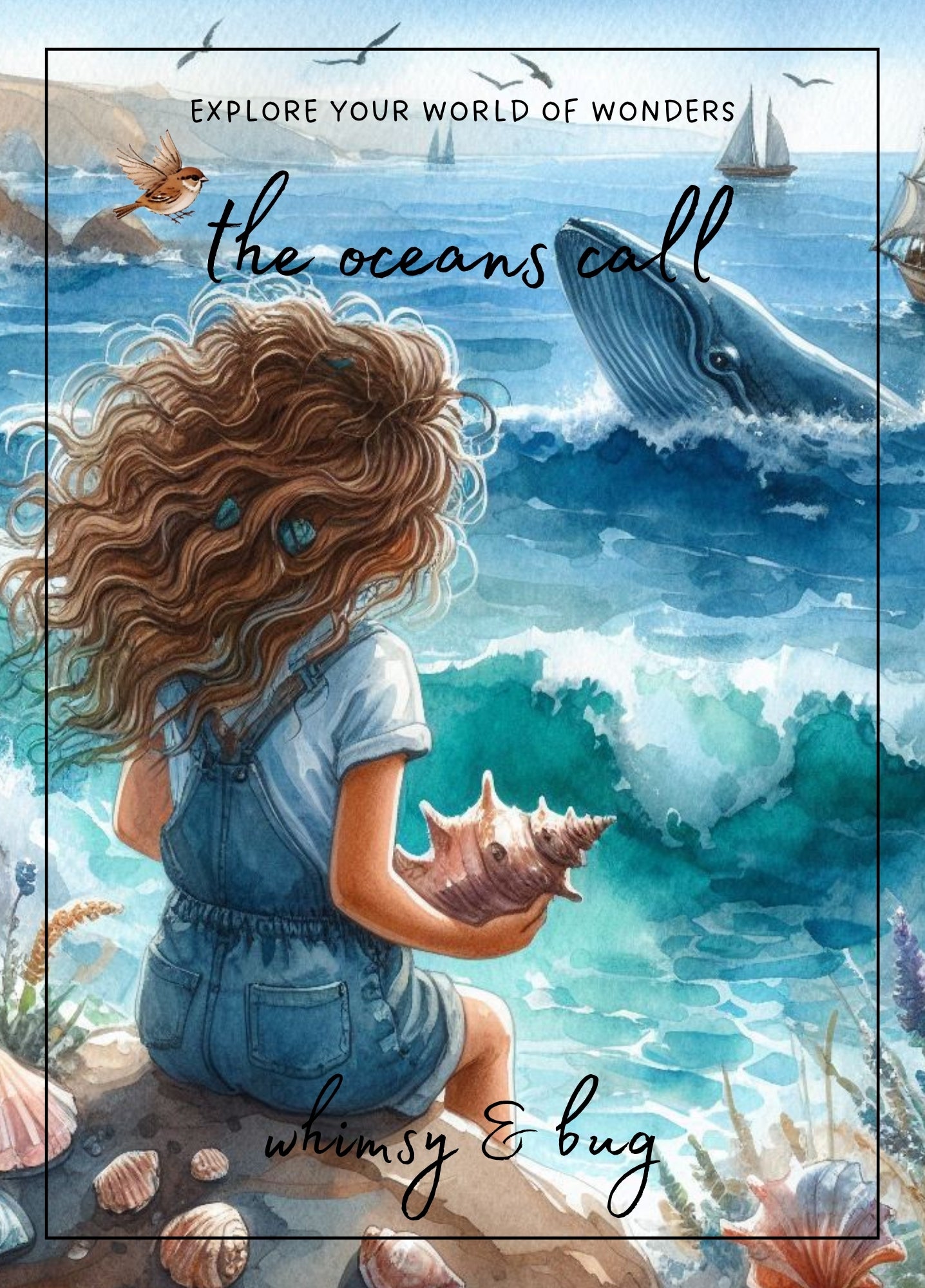 the oceans call - craft activity pack - august edition – whimsy & bug