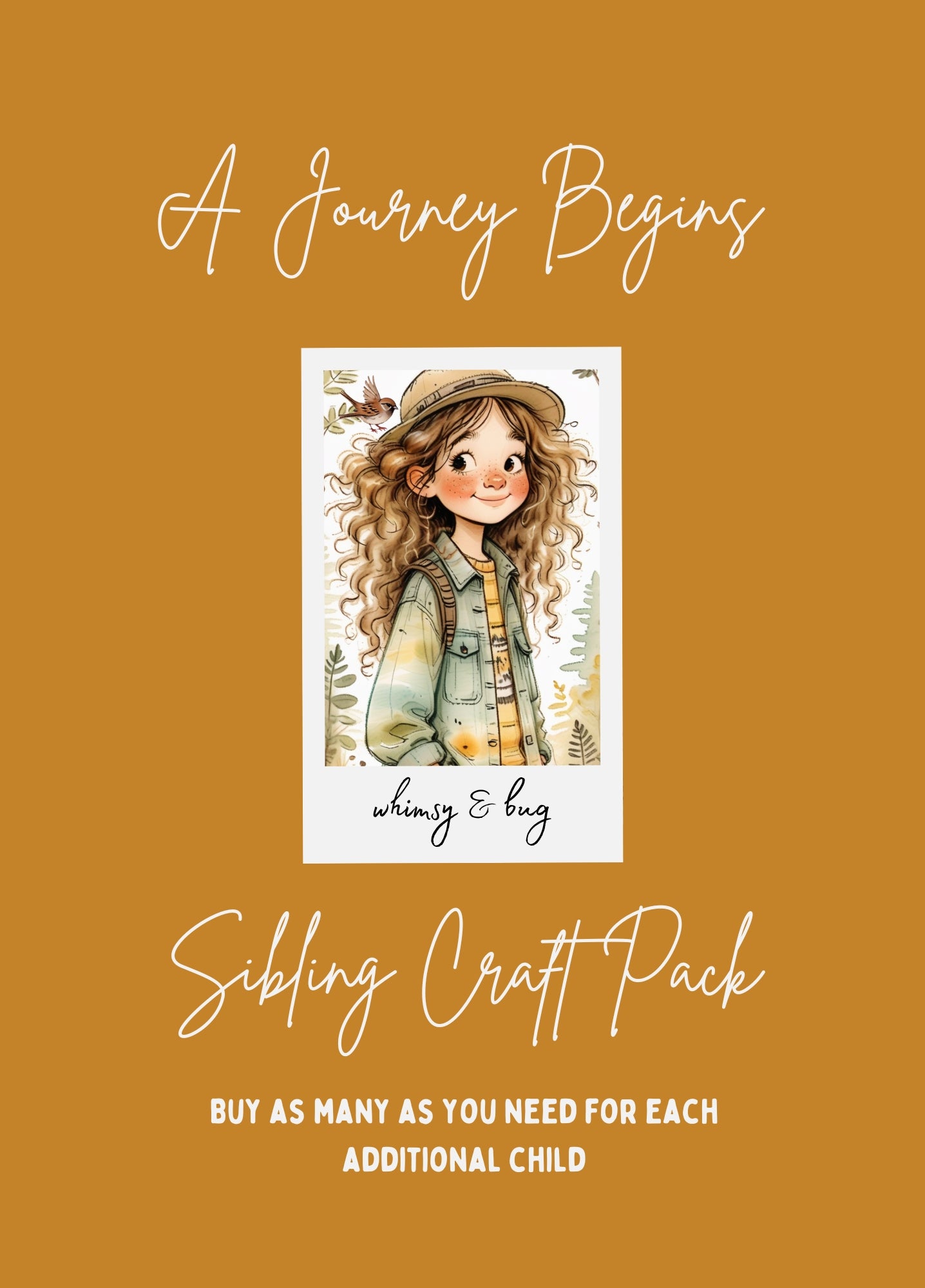 Sibling Craft Pack for A Journey Begins - ADD ON ONLY – whimsy & bug
